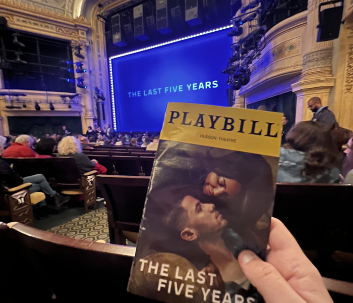 inside a broadway theater to see nick jonas