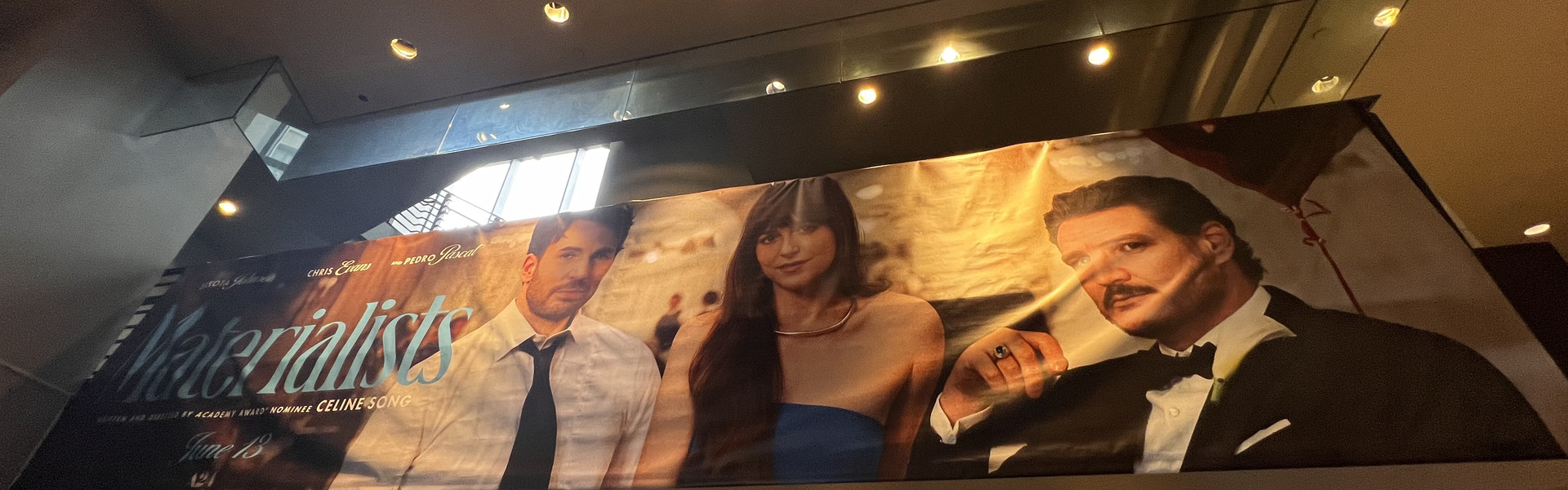 FILM REVIEW: Materialists Starring Dakota Johnson, Chris Evans, and Pedro Pascal